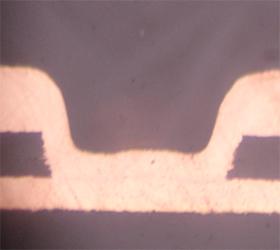 Plasma處理沉鍍銅后