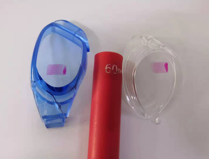 泳鏡等離子處理后-普樂斯等離子處理機