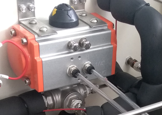 等離子體表面處理設(shè)備的氣動球閥-普樂斯等離子清洗機(jī)