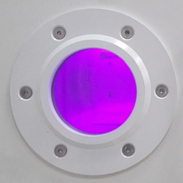 普樂斯圓柱形容性耦合射頻等離子表面處理設(shè)備的放電狀態(tài)